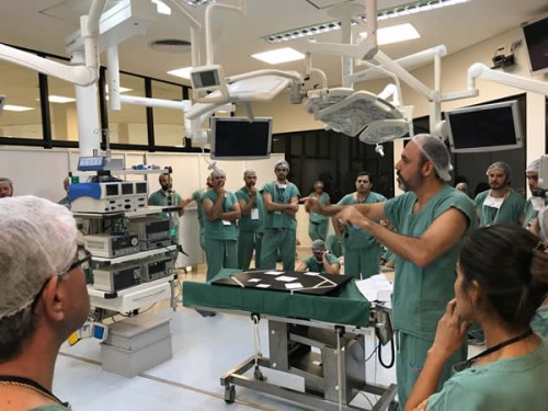 Videocirurgia experimental no Ircad Brasil
