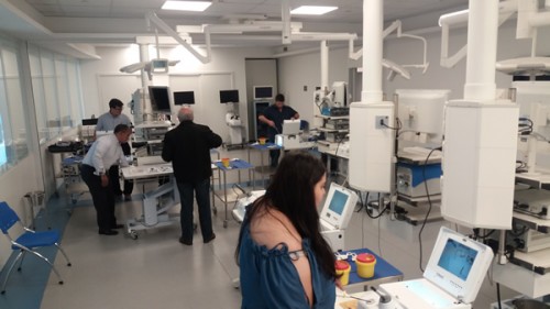 Turma Curso Pós-graduação em plena atividade