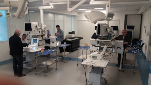 Turma Curso Pós-graduação em plena atividade