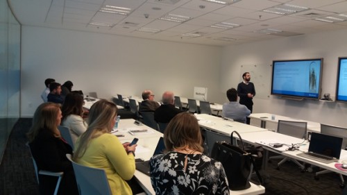 Turma Curso Pós-graduação em plena atividade