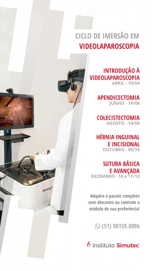 Novo projeto de ensino em Videocirurgia Instituto - SIMUTEC