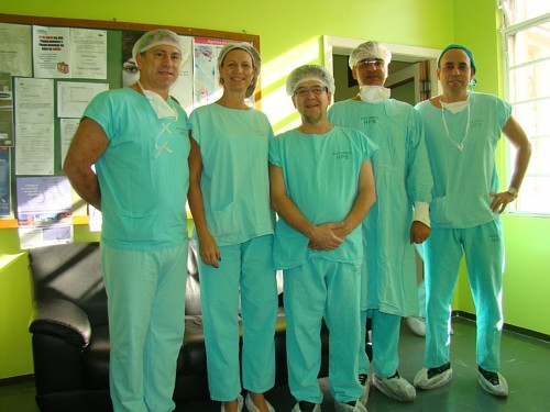 Aluno retorna para terminar o seu treinamento em videocirurgia